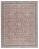 Brinson Oriental Rug in Red & Gray