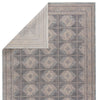 Jamestown Trellis Rug in Blue & Cream