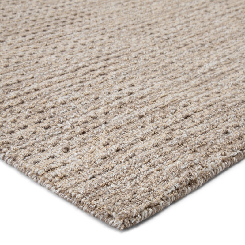 Jardin Indoor/Outdoor Solid Gray & White Rug