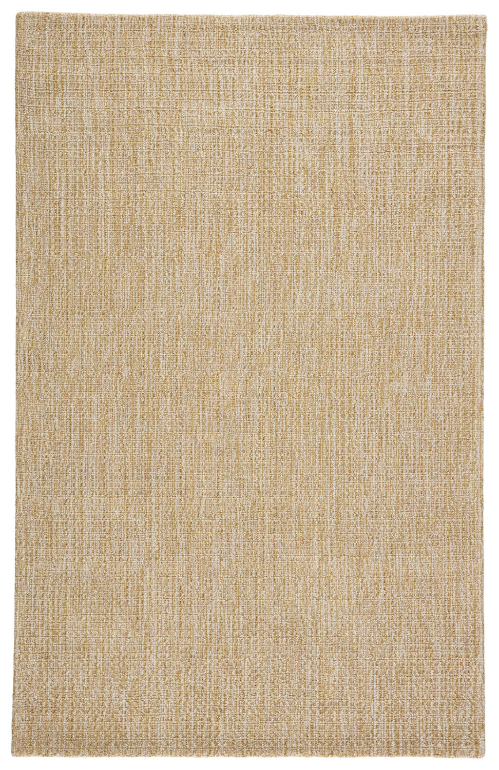 Jardin Indoor/Outdoor Solid Ochre & White Rug