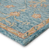 Juniper Handmade Oriental Teal & Orange Area Rug