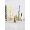 Tree Shaped Taper Candles Unscented - Set of 2