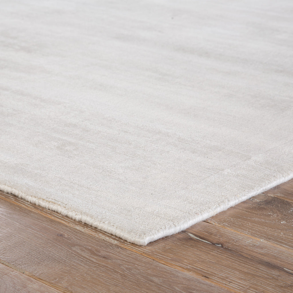 Yasmin Handmade Solid White Area Rug