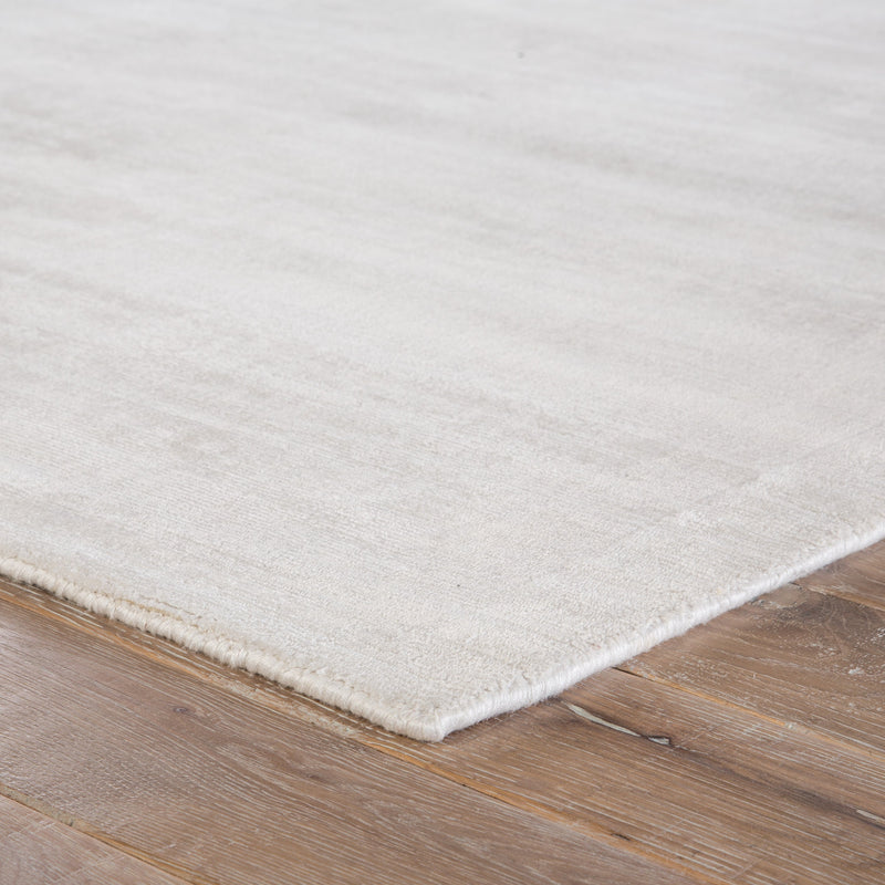 Yasmin Handmade Solid White Area Rug