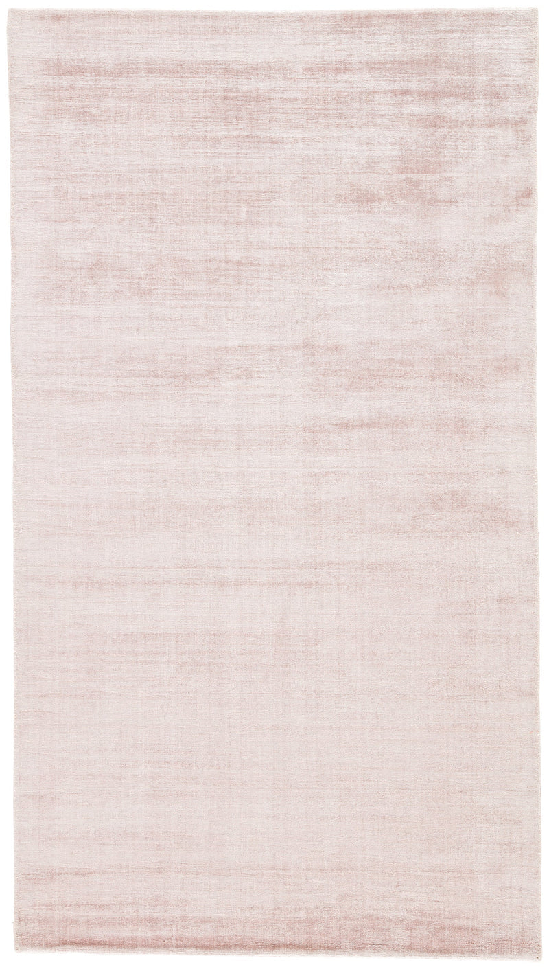 Yasmin Handmade Solid Pink Area Rug