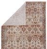 Luana Oriental Rug in Beige & Rust