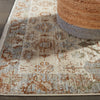 Luana Oriental Rug in Beige & Rust