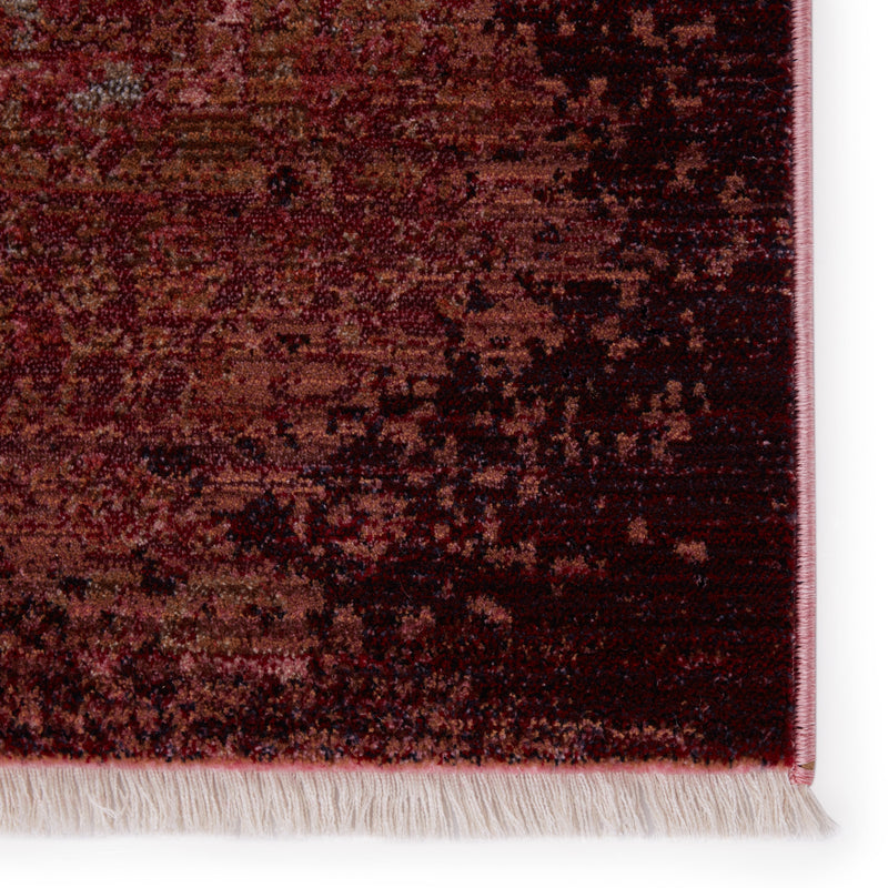 Enyo Medallion Rug in Red & Pink