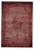 Enyo Medallion Rug in Red & Pink