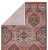 Kyda Medallion Rug in Pink & Gray