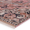 Bellona Medallion Rug in Pink & Gray