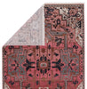 Bellona Medallion Rug in Pink & Gray