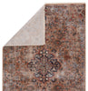 Amena Medallion Rug in Gold & Gray