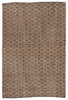 Cecil Handmade Trellis Gray & Beige Rug