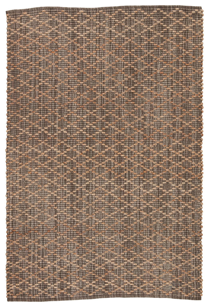 Cecil Handmade Trellis Gray & Beige Rug