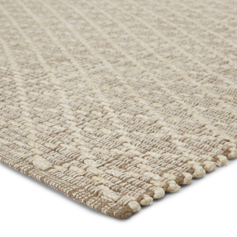 Cecil Handmade Trellis Light Taupe & Ivory Rug