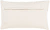 Zavala ZVA-002 Leather Pillow in Cream & Light Grey by Surya