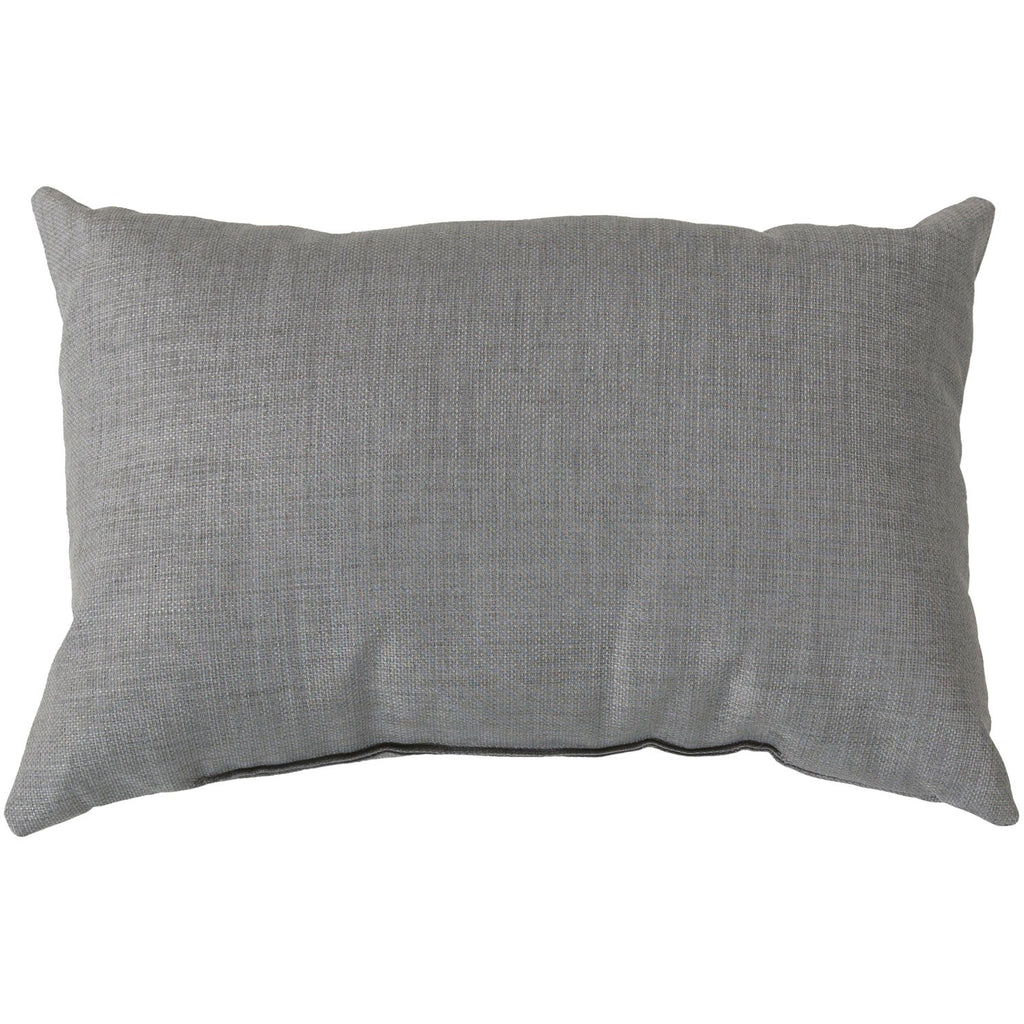 Storm ZZ-406 Woven Pillow in Medium Gray by Surya