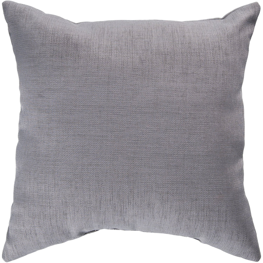 Storm 18" Outdoor Pillow in Grey