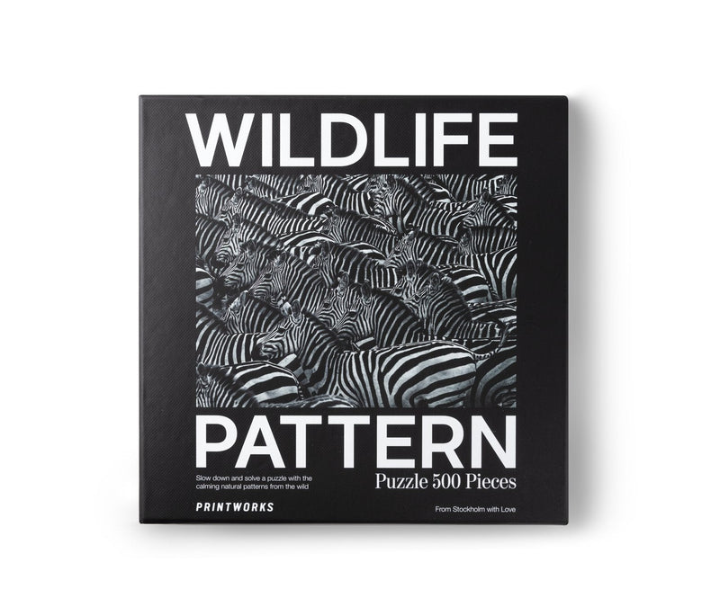 Puzzle - Zebra, Wildlife Pattern