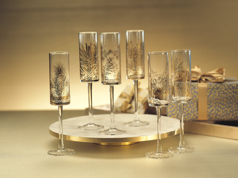 Festivity Champagne Flutes - Set of 6