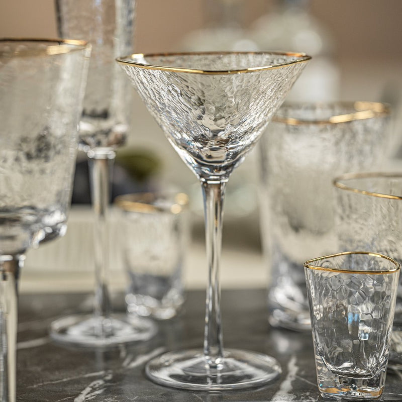 Aperitivo Triangular Martini Glass