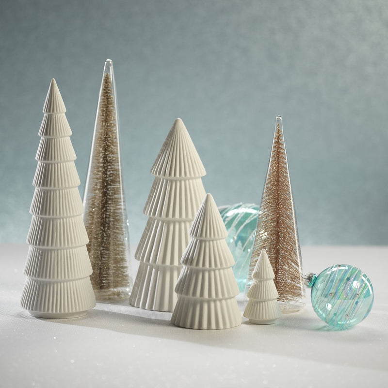 Ceramic Holiday Tree Matte White