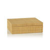 Bungalow Grasscloth Box (Suede Interior)