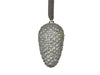 Alamo Long Glass Pine Cone Hanging Ornaments - Set of 4