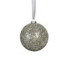 Crystal Flurry Glass Ball Ornament