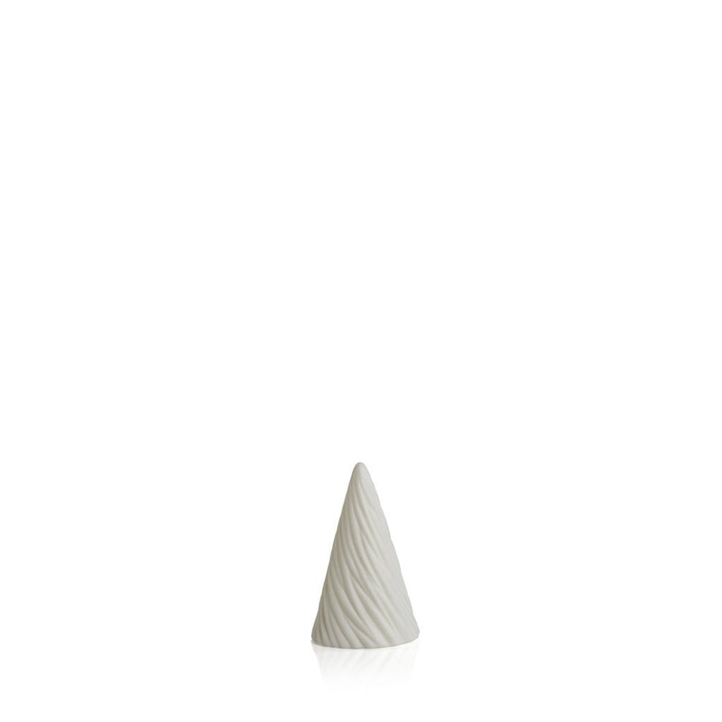 White Spiral Porcelain LED Tree - White in Various Sizes