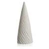 White Spiral Porcelain LED Tree - White in Various Sizes