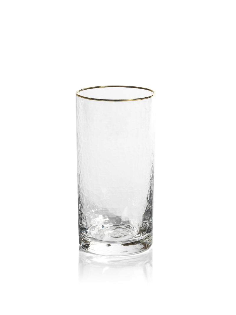 Cappelletti Hammered Highball Glasses - Set of 4