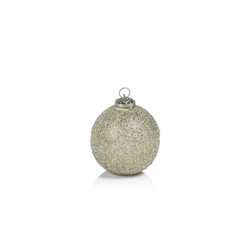 Siberian Fir Glitter Holiday Ball Ornament Scented Candle