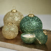 Siberian Fir Glitter Holiday Ball Ornament Scented Candle