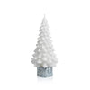 Tree Candles on Wax Birch Base - Set of 6