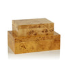 Leiden Burl Wood Design Box - Small