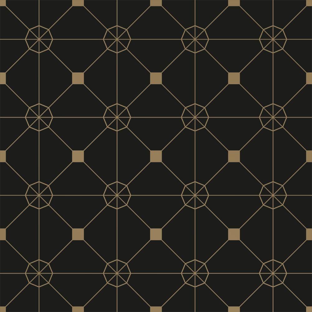 Zodiac Removable Wallpaper in Noir