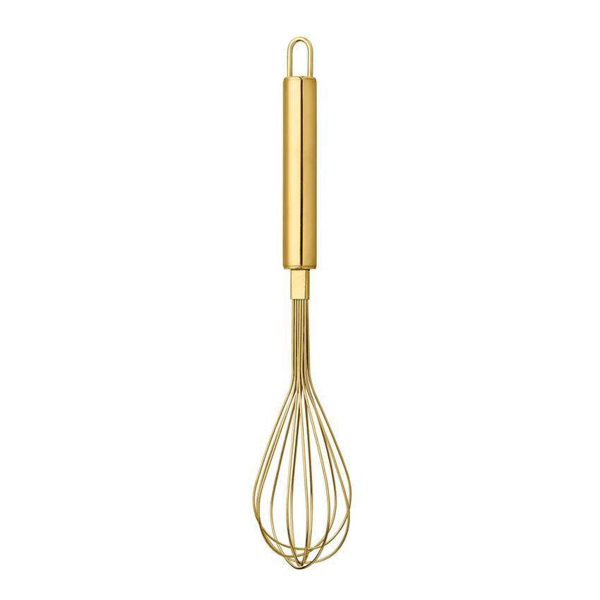 Stainless Steel Whisk in Gold Finish