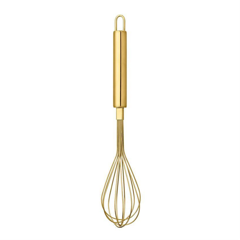 Stainless Steel Whisk in Gold Finish