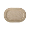 Stoneware Platter - Beige Speckled Finish