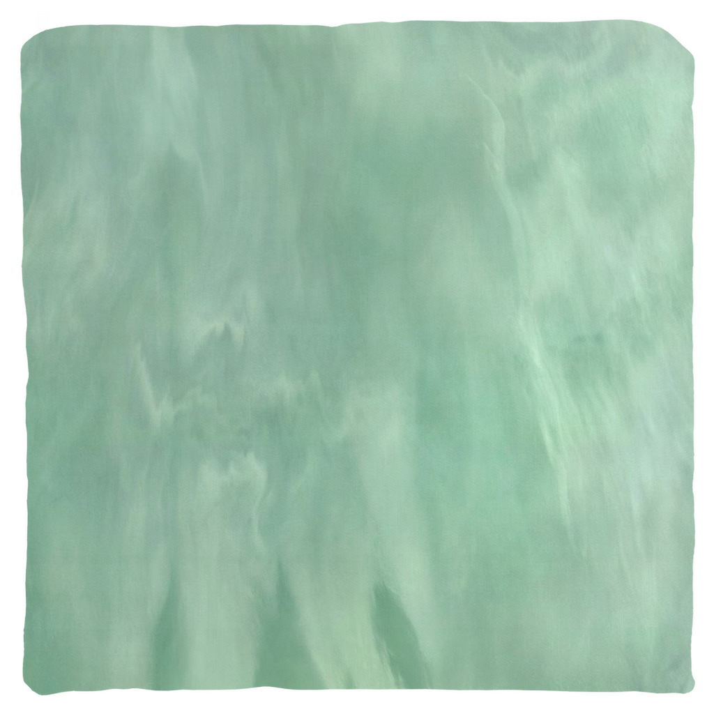 Green Mist Throw Pillow