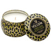 Petite Decorative Tin Candle in Vervaine Olive Leaf design by Voluspa