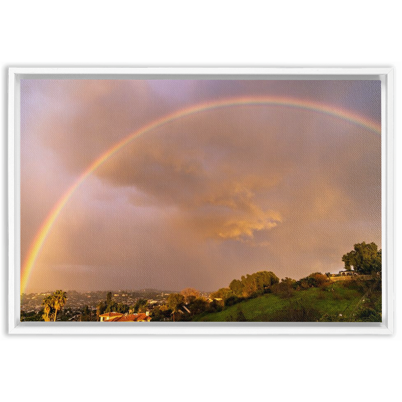 Rainbow 2 Framed Stretched Canvas