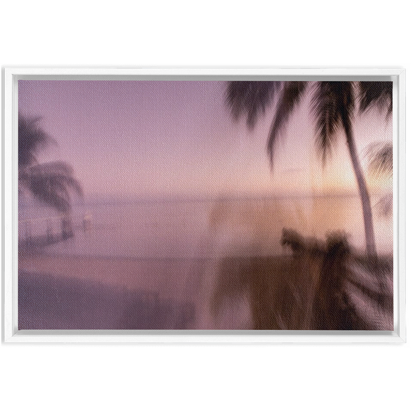 Tahitian Sunrise Framed Canvas