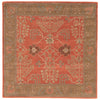 Chambery Handmade Floral Orange & Brown Area Rug