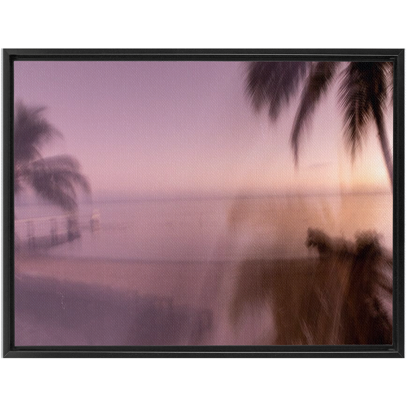 Tahitian Sunrise Framed Canvas