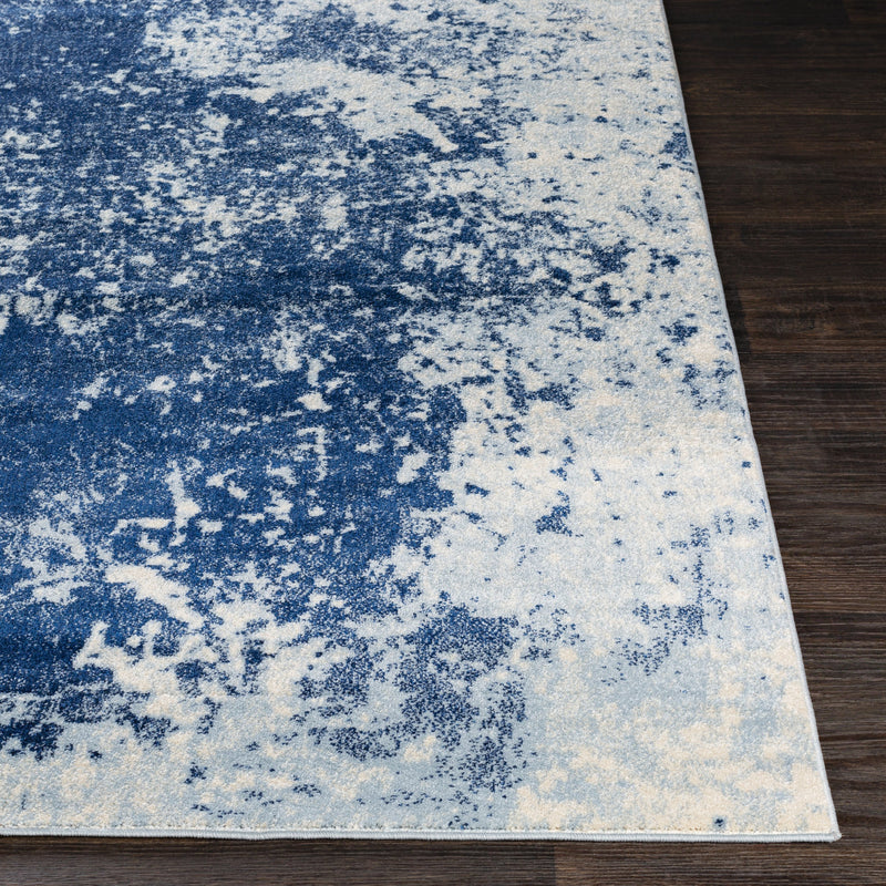 Aberdine Rug in Bright Blue & Pale Blue