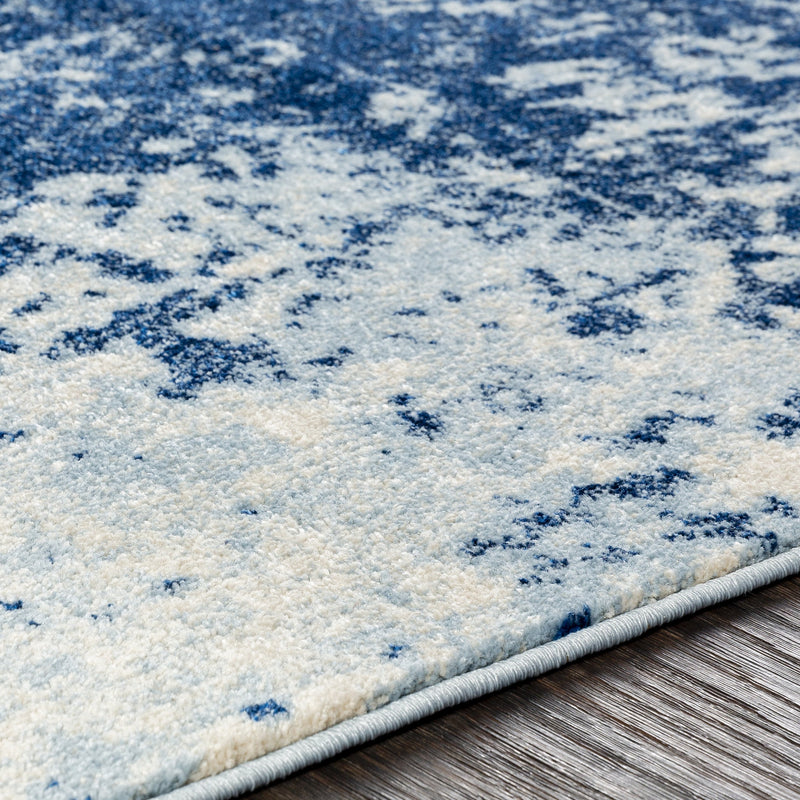 Aberdine Rug in Bright Blue & Pale Blue