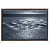 Silver Sea Framed Canvas